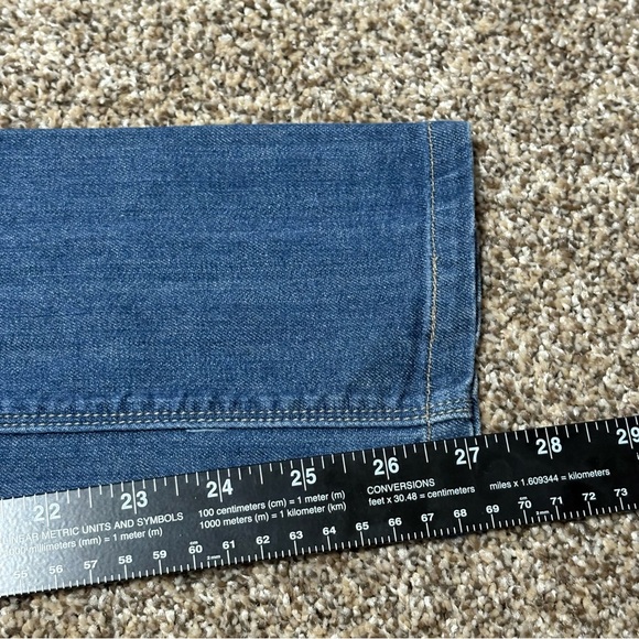 Obey Women's Straight Leg Blue Jeans - Picture 8 of 11